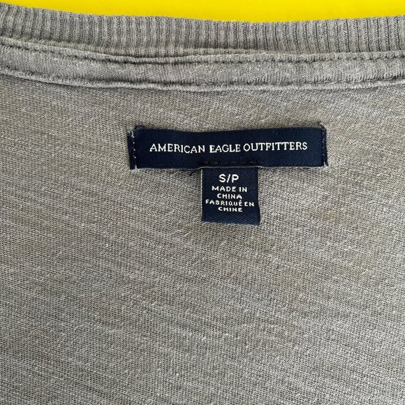 American Eagle Outfitters Long Cardigan, Slate Gray, Size S/P - Picture 4 of 9